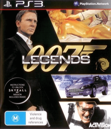 007 Quantum of Solace box art for Playstation 3